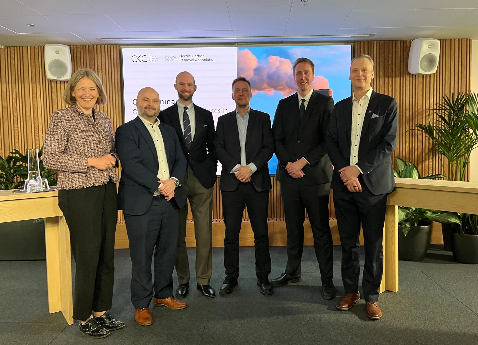 Tuuli Kaskinen, CLC; Anssi Kiviniemi, SEB; Valter Selén, NCRA; Juha Turkki, CLC; Alexander Mäkelä, Carbon Gap; Antti Vihavainen, Puro.earth