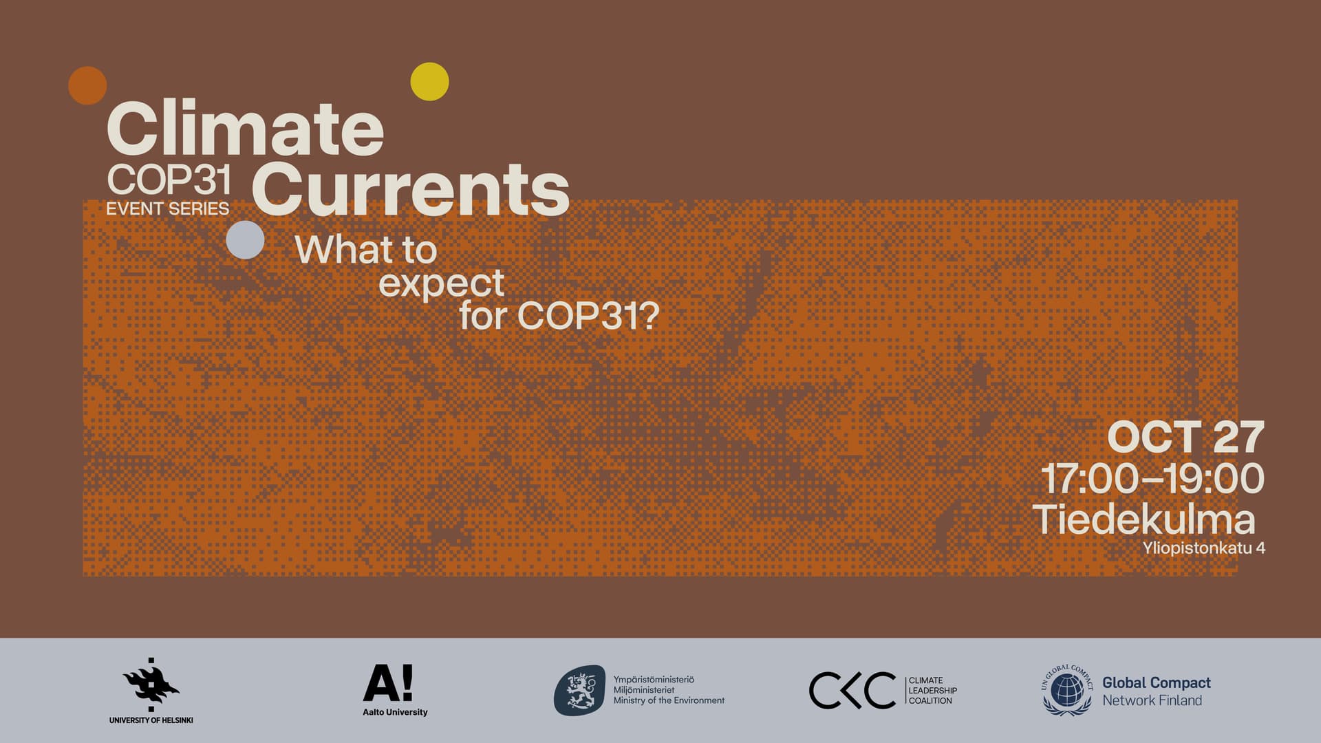 Climate currents - what to expect for COP31