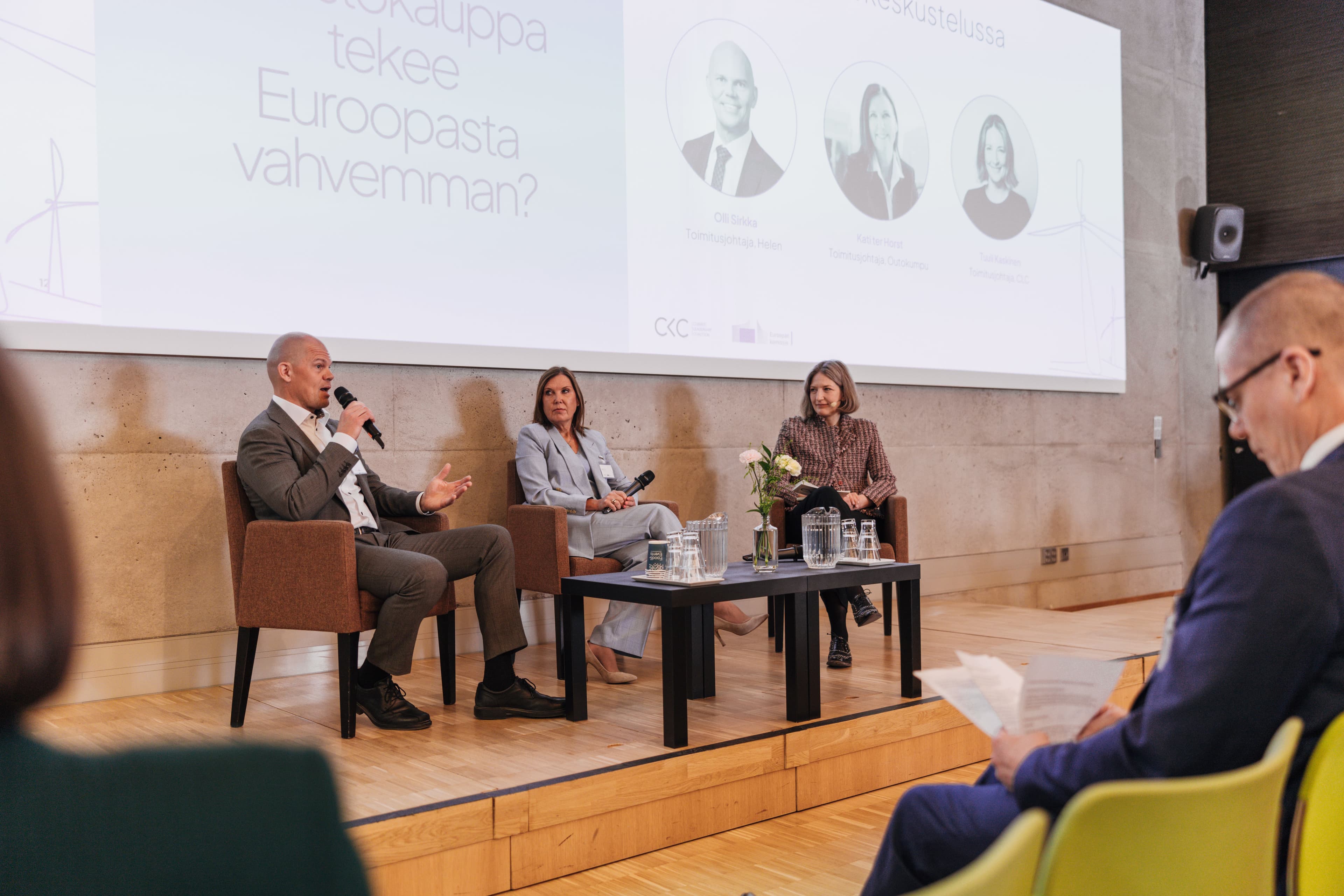 Olli Sirkka, Helen; Kati ter Horst, Outokumpu